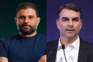 JB Carvalho e Flávio Bolsonaro - @Reprodução
