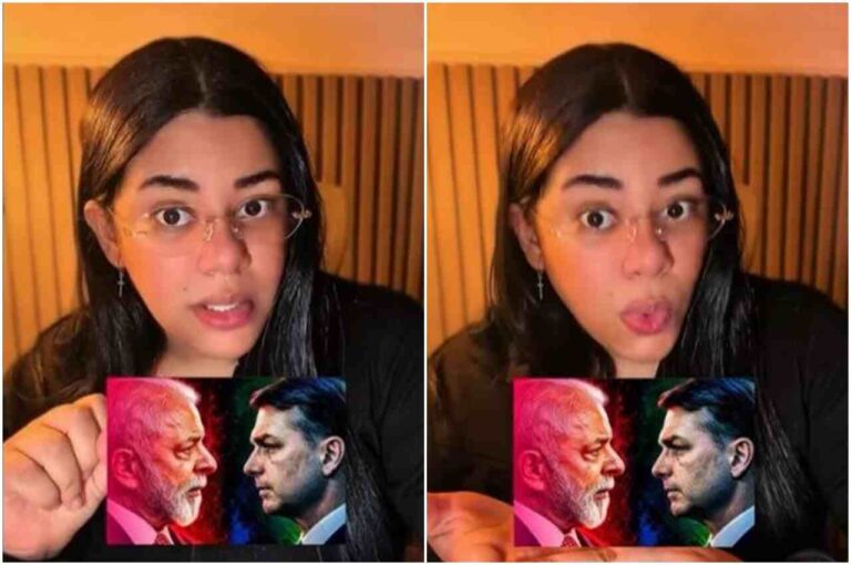 Influenciadora relata visão sobre vitória de Flávio e alerta para guerra civil