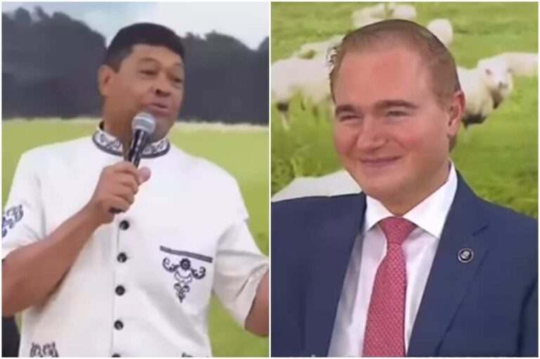 Valdemiro Santiago transforma altar em palanque e ostenta advogado de Trump
