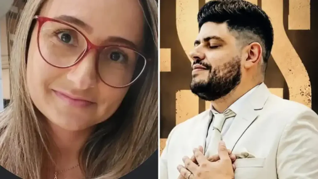 Jeane Cristina Mattes e o pastor Jonata de Jesus Batista, seu ex-marido